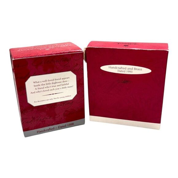 Hallmark Keepsake Ornament Dog Lot Special 1998 Perfect Pooch 1993 Photo Holders - Picture 6 of 6